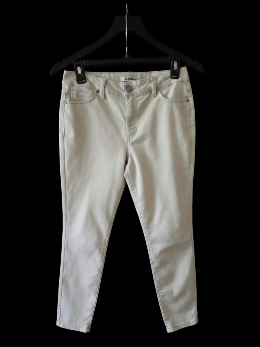 d. jeans Off-White Skinny Ankle Jeans